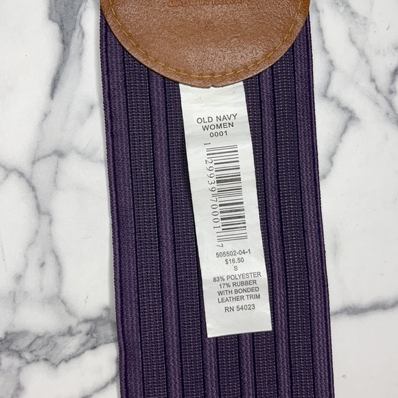 Old Navy - Eggplant Waist Belt - Picture 3 of 11